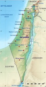 Israel darin Westjordanland und Gazastreifen - c Eric Gaba and NordNordWest