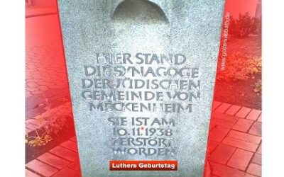 Luther: Erstlich, das man jre Synagoga mit feur anstecke, damit Gott sehe, das wir Christen seien